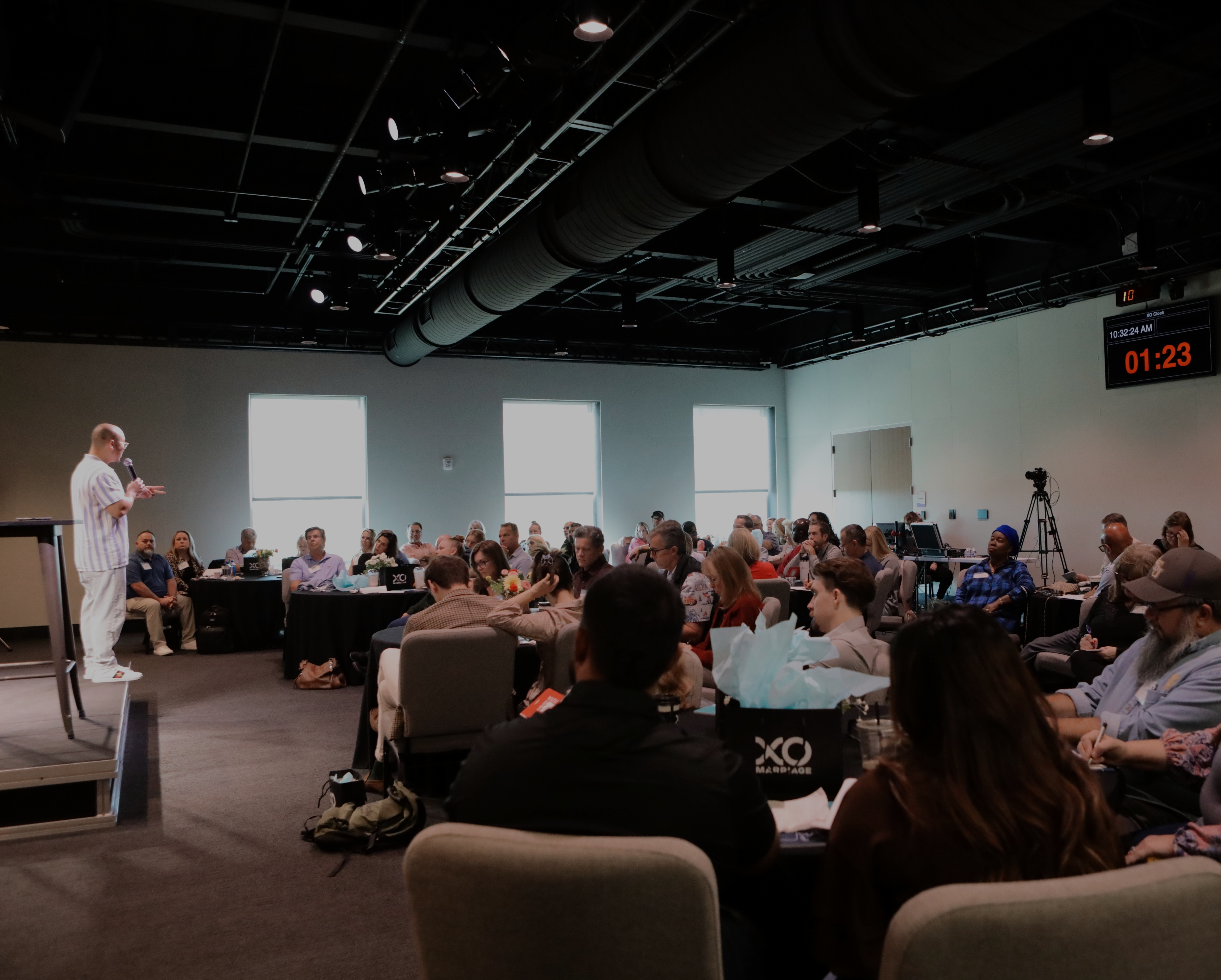 Speaker taking at an XO Vision Retreat